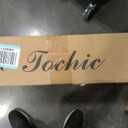 TOCHIC Boho Chandelier, 8-Light Gold Coastal Chandelier Handmade Fringe Chandelier Ceiling Light for Dining Room Living Room Round Tassel Pendant Light Fixture for Bedroom Kitchen, Foyer, Entryway