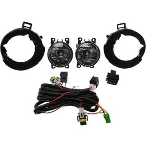 Spec-D Tuning Clear Lens Fog Lights + H11 Bulbs + Switch Included Compatible with Nissan Pathfinder 2005-2009, Frontier, L+R Pair Assembly