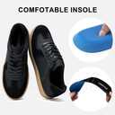 Jousen Mens Casual Shoes Fashion Sneakers for Men Non-Slip 5151 Black 09.5