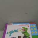 Dinosaur Shooting Boy Toys for Kids Age 3 4 5 6 7 8 - Moveable Shooting Game with Scoreboard, Light and Sound, 12 Foam Balls, Boy Toddler Toys 5-7 6-8 8-10, Competition Game Gifts (Green)