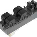 X AUTOHAUX Front Left Driver Side Power Window Switch for Toyota Camry 2007-2017 Window Control Switch No.8482006061 Black