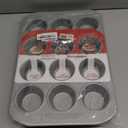 Farberware 12-c. Nonstick Nonstick Bakeware Muffin Pan, Gray