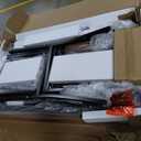 DUMOS Dining Table Set, Dining Table for 4 with Bench,Kitchen Table, Space-Saving Ideal 4-Person Set for Dining Room Kitchen Apartment Corner Grey 3 Pack