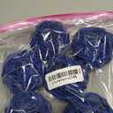 MECCANIXITY 6 Pcs Wicker Rattan Balls 3.2 Inch Rattan Decorative Balls Vase Fillers for Wedding Party Centerpiece Bowls Home Decoration Lake Blue