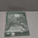 BGment Dark Green Sheer Curtains 72 Inches Long - Embroidered Leaf Pattern Light Filtering Cottage Core Botanical Semi Sheer Grommet Window Drapes for Farmhouse Living Room, 2 Panels, 52 x 72 Inch