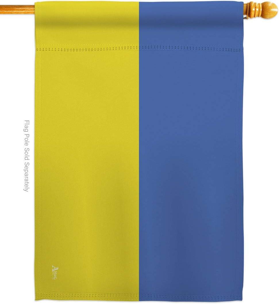 Ukraine House Flag - Regional Nationality Nation International World Country Particular Area - Decoration Banner Small Garden Yard Gift Double-Sided Made in USA 28 X 40