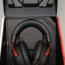HyperX Cloud III – Wired Gaming Headset, PC, PS5, Xbox Series X|S, Angled 53mm Drivers, DTS Spatial Audio, Memory Foam, Durable Frame, UltraClear 10mm Mic, USBC, USBA, 3.5mm – Black/Red