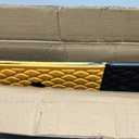 Nisorpa 2'' Rise Rubber Curb Ramp 22000lbs Heavy Duty Loading Threshold Ramp 10 Ton Driveway Ramp Car Slope Ramps for Loading Dock Motorcycles Warehouse Sidewalk Wheelchair Shed Garage