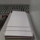 Hoolerry 5 Pcs Wire Shelf Covers Foamed PVC Wire Rack Covers for Removable Closet (Not Wood) Pantry Shelves for Cabinet Bathroom Kitchen Shelving Decoration(White,36x16inch)