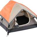 Mini Tent,Model Tent DecorationTiny Tent for Home and Garden Decoration,for Small Animal,Toy Display, Orange