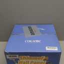 COKAOBE Light Gold Shimmer Wall Backdrop 24PCS Gold Sequins Backdrop Decoration Panels, Photo Backdrops for Birthday, Anniversary Wedding Engagement Decoration (Light Gold)