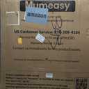Mumeasy Baby Gate Extra Wide, 29.5"- 51.5" Pressure Mounted Dog Gate with Walk Through Door, Auto Close Pet Gate for Stairs,Doorways,House