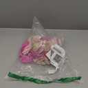 Pink Glitter 2-Piece Swimsuit for Women, Size Large – Metallic Nylon & Spandex Bikini Set