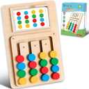 V-Opitos Color Matching Puzzle Toys, Montessori Brain Teasers Game for Kids Age 3, 4, 5, 6, 7 Years Old, Road Trip Toys for Boys & Girls, Handheld Games for Travel, Ideal Christmas, Birthday Gifts
