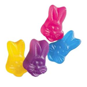 2 x YANKEETRADERS Fruit-Flavored Rabbit Jubes Candy, Assorted Colors, 1 Pound Bag (EXP 03/01/26)