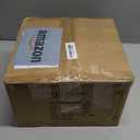 Brushed Nickel Flush Mount Light, Kitchen Ceiling Fixture with Water Ripple Glass Shade, 2-Light Outdoor Porch Flush Mounts for Hallway, Foyer, Entryway, Bathroom