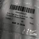 Yolev White Knee High Boot Socks - Knit Womens Long White Thigh High Socks for Boots Stretchy Striped - Thigh Highs Stockings for Women Girls Student Casual (White)