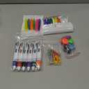 Pack Of Pens, Markers, Highlighters, With Attachment And Light