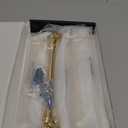 Asidrama 6 Pack 7.5 Inch(192mm) Brushed Brass Kitchen Cabinet Handles, Gold Cabinet Pulls Kitchen Cabinet Hardware for Cupboard Drawer Pulls