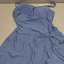Eomenie One Piece Swimdress Swimsuits for Women Tummy Control Swim Dresses Skirt Bathing Suit (Large, Blue 2)