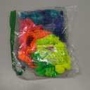 SHENGSEN 64 Pieces Fuzzy Worm Toys, String Worm Pets Fuzzy Worms On String Bulk Trick Toy Party Favors for Kid Cat (8 Colors)