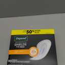 Depend Shields Incontinence Pads for Men, Light Absorbency, 90 Count 