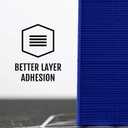 HATCHBOX 1.75mm True Blue PLA 3D Printer Filament, 1 KG Spool, Dimensional Accuracy +/- 0.03 mm, 3D Printing Filament
