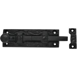 Antique Look Door Slide Bolt for Gates and Doors - Black