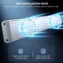 Under Cabinet Lighting, 14.7" Rechargeable Motion Sensor Light Indoor, 2 Pack Magnetic Dimmable Closet Lights, Wireless Under Counter Lights for Kitchen, Stairs,Hallway