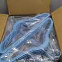 HOUSE DAY Premium Velvet Hangers 50 Pack Blue, Non-Slip Flocked Felt Hangers, Sturdy Clothes Hanger with 360 Rotatable Hook, Heavy Duty Durable Slim Coat Hanger for Closet Space Saving