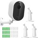 Arlocam Mount Compatible with Arlo Essential/XL Gen 2/Arlo Pro/2/3/4/Arlo Pro 5s/Ultra/Ultra 2 Cameras,360 Adjustable Wall & Ceiling Weatherproof Outdoor Security Mount for Arlocam, 3-Pack