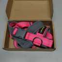Plutus Pet No Pull Dog Harness, Adjustable Nylon Harness with Soft Padding, Reflective and Heavy Duty Dog Harness for Dogs(Hot Pink, XL)