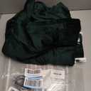 Drapenova102 Inches Long Green Velvet Curtains for Bedroom Living Room Eelgant Pinch Pleated Room Darkening Thermal Insulated Drapes with Hooks & Back Tab,Christmas Green Decorative Curtain 2 Panels