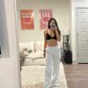 Cargo Sweatpants Women Wide Leg High Waisted Sweat Pants with Pockets Womens Lounge Casual Joggers (Gray, XXL)
