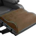 HOMBYS Extra Large Recliner Leg Pillow, Foam Foot Rest Cushion Wave Shape Recliner Footrest Extender, Multi-Purpose Back & Lumbar Support Pillow for Bed, Sofa Couch, Coffee Color