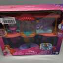 Mattel Disney Princess The Little Mermaid Toys, Ariel Doll House Stackable Castle with Land & Sea Levels, Small Doll, 1 Friend, 12 Pieces & Pool, Medium, Small