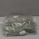 2 x Set of 24 Christmas Artificial Pine Branches 12.6" Faux Plants Evergreen Cedar Picks Fake Pine Needles Leaves Sprigs Winter Greenery Stems for Xmas Tree DIY Wreath Garland Holiday Accessories (Snow)