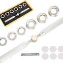 Watch Repair Tool,5537 Watch Case Opener,Watch Back Remover Tool for Rolex & Tudor Watch Repair Tool Kit with 4 Dies （18.5-29.5mm）