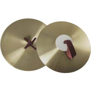 Hand Cymbals Percussion Instrument Hand Cymbals Alloy for Performance Party Beginner Professional Drum Players, 12inch