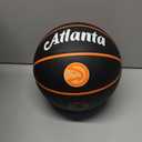 Wilson NBA Team City Collector Atlanta Hawks Ball WZ4016401ID, Unisex Basketballs, Black, 7 EU