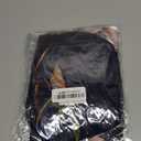 Bamboo Cotton Liner Chemo Headwear for Womenwith Silky Scarfs for Cancer Hair Loss Sleep Caps Beanie (Black+Navy Blue, 2 Pair, One Size Fit Most)