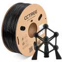 CCTREE 3D Printing ABS Filament 1.75mm, Strong & Durable, Heat Resistant, Dimensional Accuracy 0.03mm, 3D Printer Filament 1KG, Black