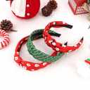 Brimekichio Christmas Headbands for Women Girls  Santa, Snowman, Striped Xmas Headband, Cute Xmas Christmas Hair Accessories Holiday