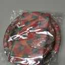 Plaid Christmas Plates and Napkins,Plaid Dinnerware Buffalo plaid Christmas Red and Green Plates and Napkins for Winter christmas Holiday Decorations