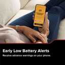 Kidde Hardwired Kidde App Enabled Smart Smoke Detector with AA Backup Battery, Interconnected Alarm