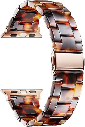 BINLUN Compatible with Apple Watch Bands 38mm 40mm 41mm 42mm 44mm 45mm 46mm 49mm for Women Men Lightweight Resin Watch Straps Compatible with iWatch Series 11/10/9/8/7/6/5/4/3/2/1/Ultra3 2 1/SE3 2 1