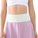 Cosmolle Womens Tennis Skirts High Waisted Tummy Control Pleated Golf Skorts with Shorts Pockets for Workout, Pickleball (L)