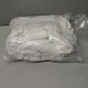 Dremisland Christmas Tree Skirt, 48" Large White&Gold Luxury Faux Fur Tree Skirt with Snowflakes Super Soft Thick Plush Tree Skirt for Xmas Tree Decoration (Golden, 48inch/122cm)