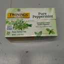 4 x Twinings Pure Peppermint Herbal Tea Individually Wrapped Bags, 20 Count (Pack of 1), Fresh Minty Flavour, Naturally Caffeine-Free, Enjoy Hot or Iced, 20 Teabags (EXP 01/14/29)