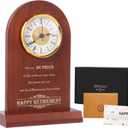 Retirement Clock for Woman Men Employee, Happy Retirement Gifts for Coworker, Nurse, Veterans, Teacher, Boss,Congratulations Retired Gifts,Retirement Gift Basket,Retirement Gift Clock